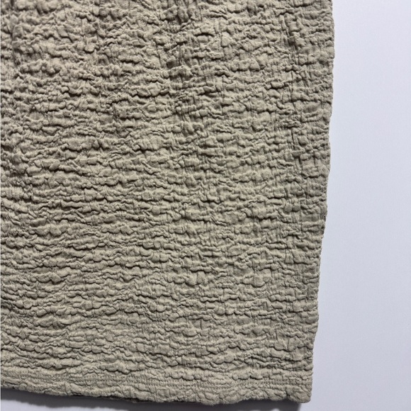 Oak + Fort Crinkle Textured Mini Skirt Grey - Picture 5 of 9